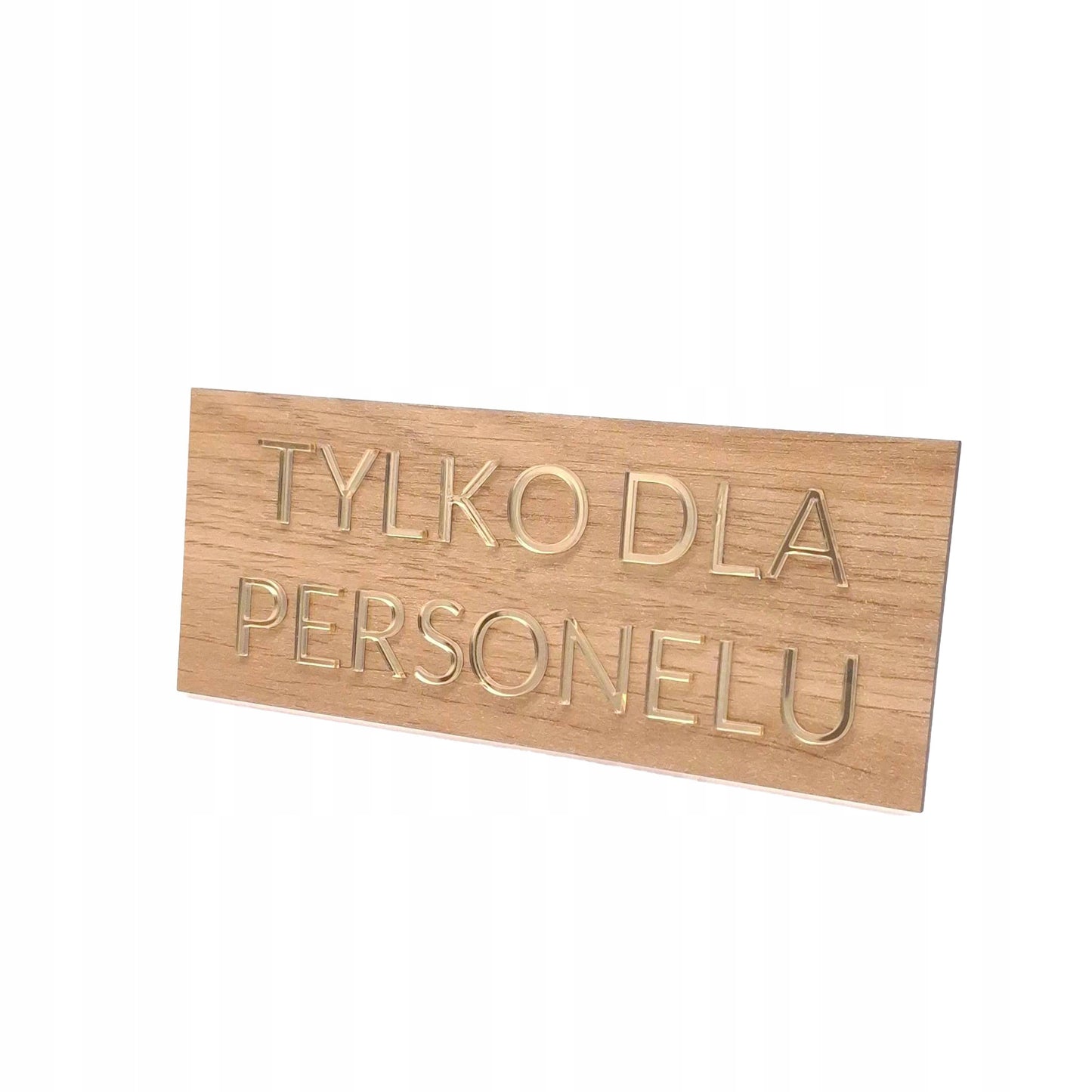 TABLICZKA TYLKO DLA PERSONELU RÓŻNE KOLORY DO RESTAURACJI FIRMY TAŚMA