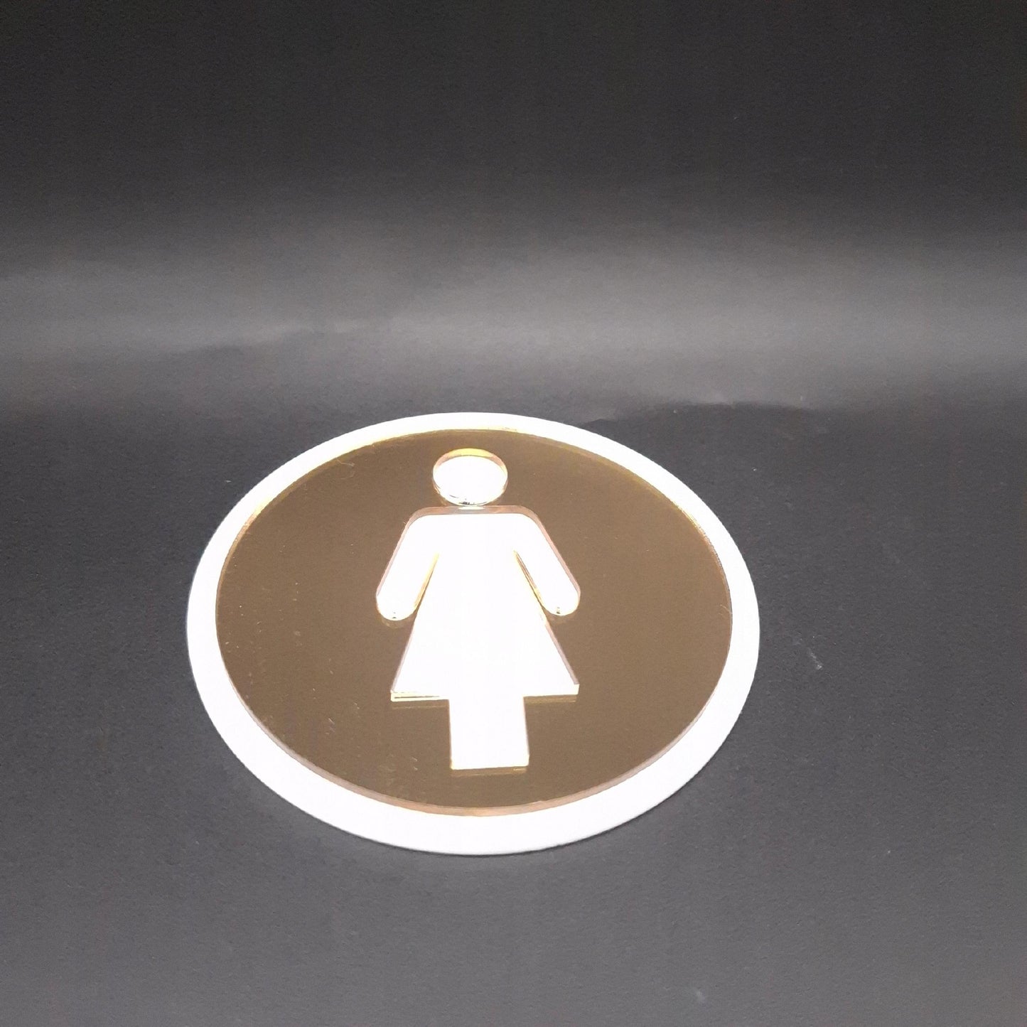 TOALETA OZNACZENIE WC ZNAK SYMBOL MĘSKI DAMSKI ZNACZEK SAMOPRZYLEPNA 9x9 cm