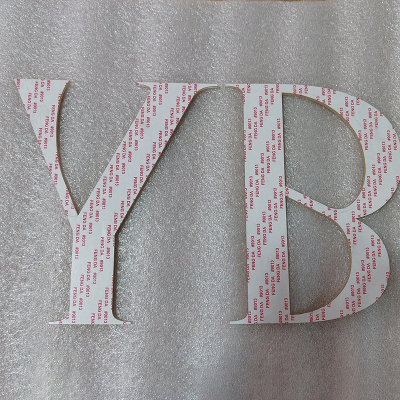 LITERY PRZESTRZENNE NAPIS FIRMOWY LOGO CYFR SZYLD3D ZLOTE PERSONALIZOWANE