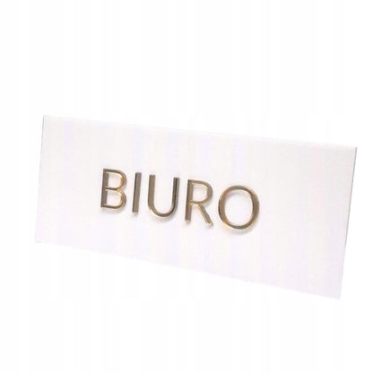 TABLICZKA NA DRZWI INFORMACYJNA BIURO GABINETU BIURA SALONU SAMOPRZYLEPNA