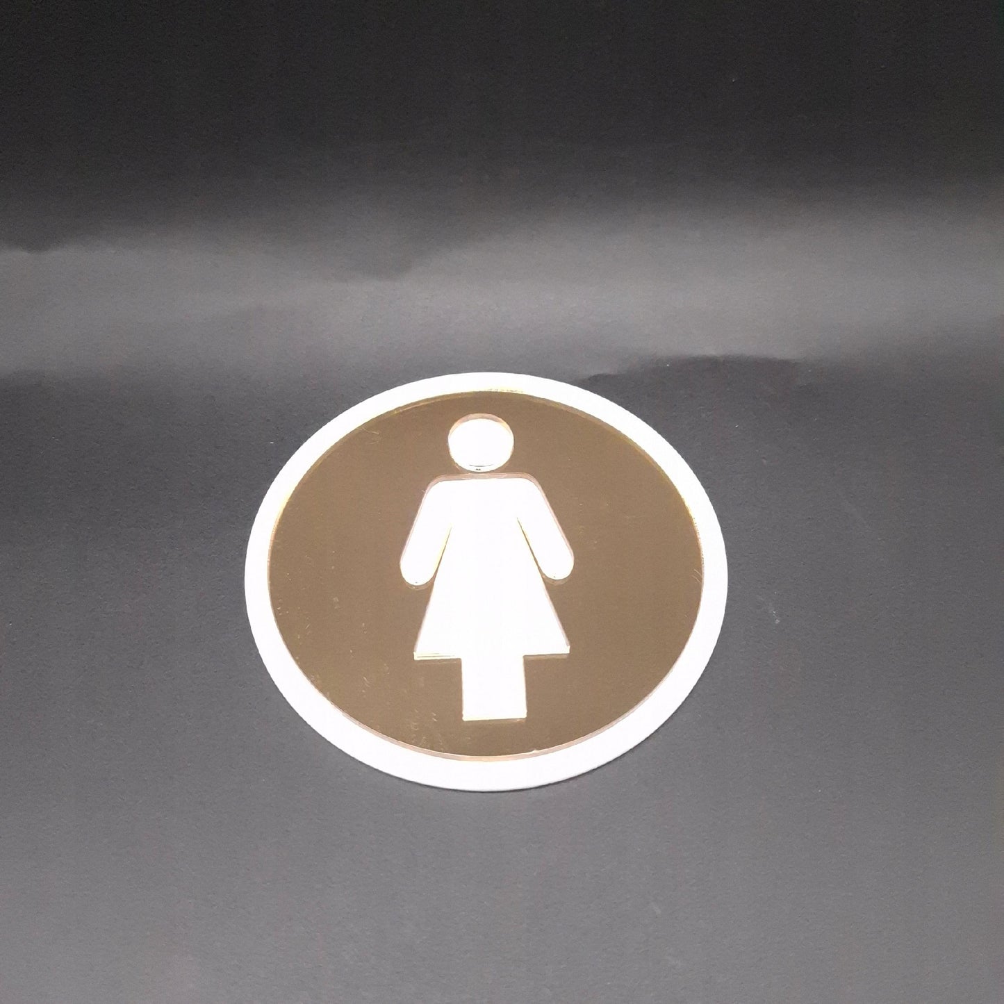 TOALETA OZNACZENIE WC ZNAK SYMBOL MĘSKI DAMSKI ZNACZEK SAMOPRZYLEPNA 9x9 cm