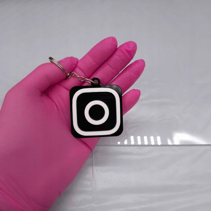 BRELOK NFC INSTAGRAM DLA FIRM MARKETING TAG NTAG215 13.56MHz PROGRAMOWALNY