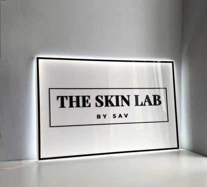 LOGO Z PLEKSI SZYLD REKLAMOWY TABLICA FIRMOWA LED 3D LUSTRO PERSONALIZOWANE
