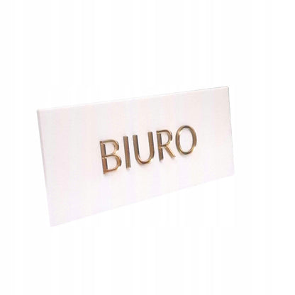TABLICZKA NA DRZWI INFORMACYJNA BIURO GABINETU BIURA SALONU SAMOPRZYLEPNA
