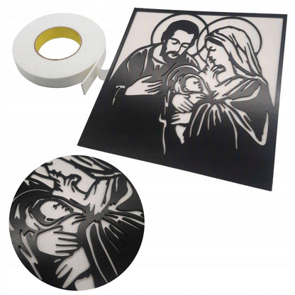 OBRAZ RODZINA BOŻA JEZUS MARIA DEWOCJONALIA NA ŚCIANĘ DO SALONU NA ŚWIĘTA