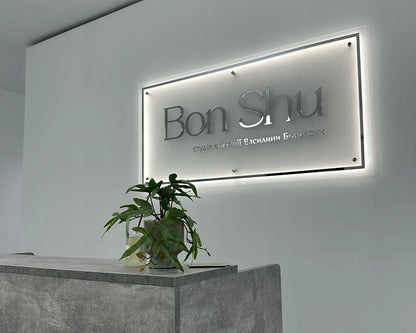 LOGO Z PLEKSI SZYLD REKLAMOWY TABLICA FIRMOWA LED 3D LUSTRO PERSONALIZOWANE