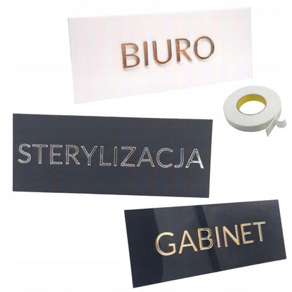 PERSONALIZOWANA TABLICZKA NA DRZWI TWÓJ DOWOLNY NAPIS DO FIRMY RÓŻNE KOLORY
