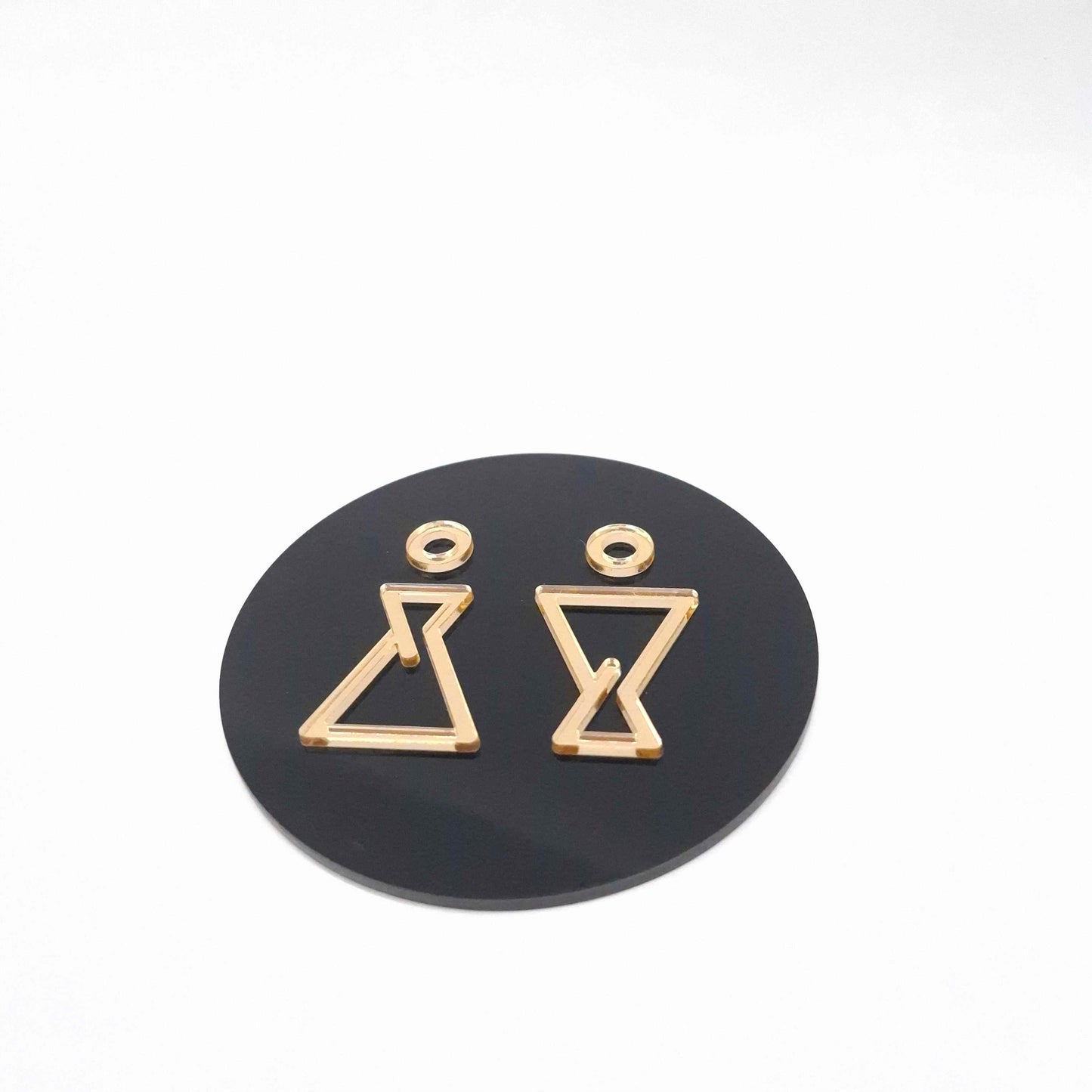 TABLICZKA NA DRZWI TOALETA WC ZNAK SYMBOL MĘSKI DAMSKI PIKTORGRAM 9 x 9 cm