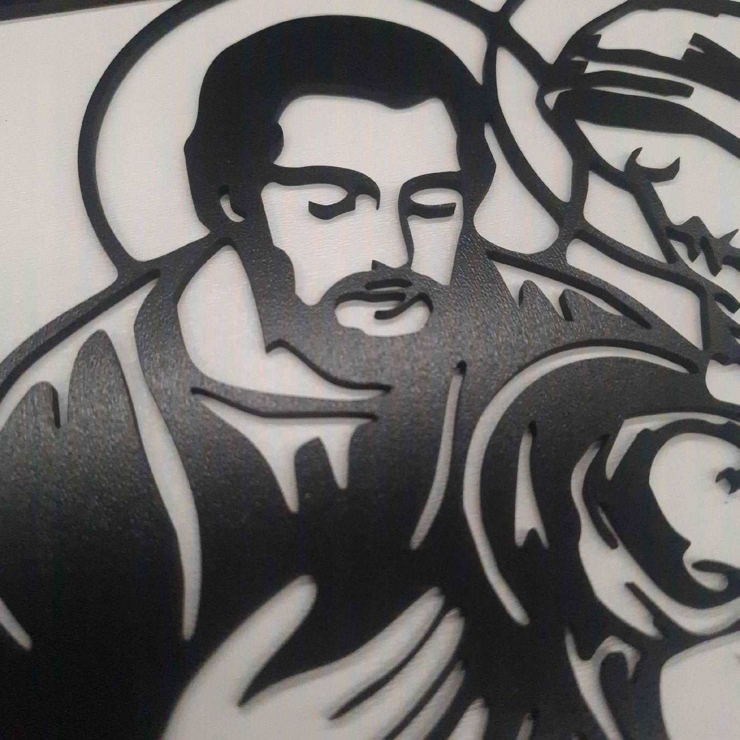 OBRAZ RODZINA BOŻA JEZUS MARIA DEWOCJONALIA NA ŚCIANĘ DO SALONU NA ŚWIĘTA