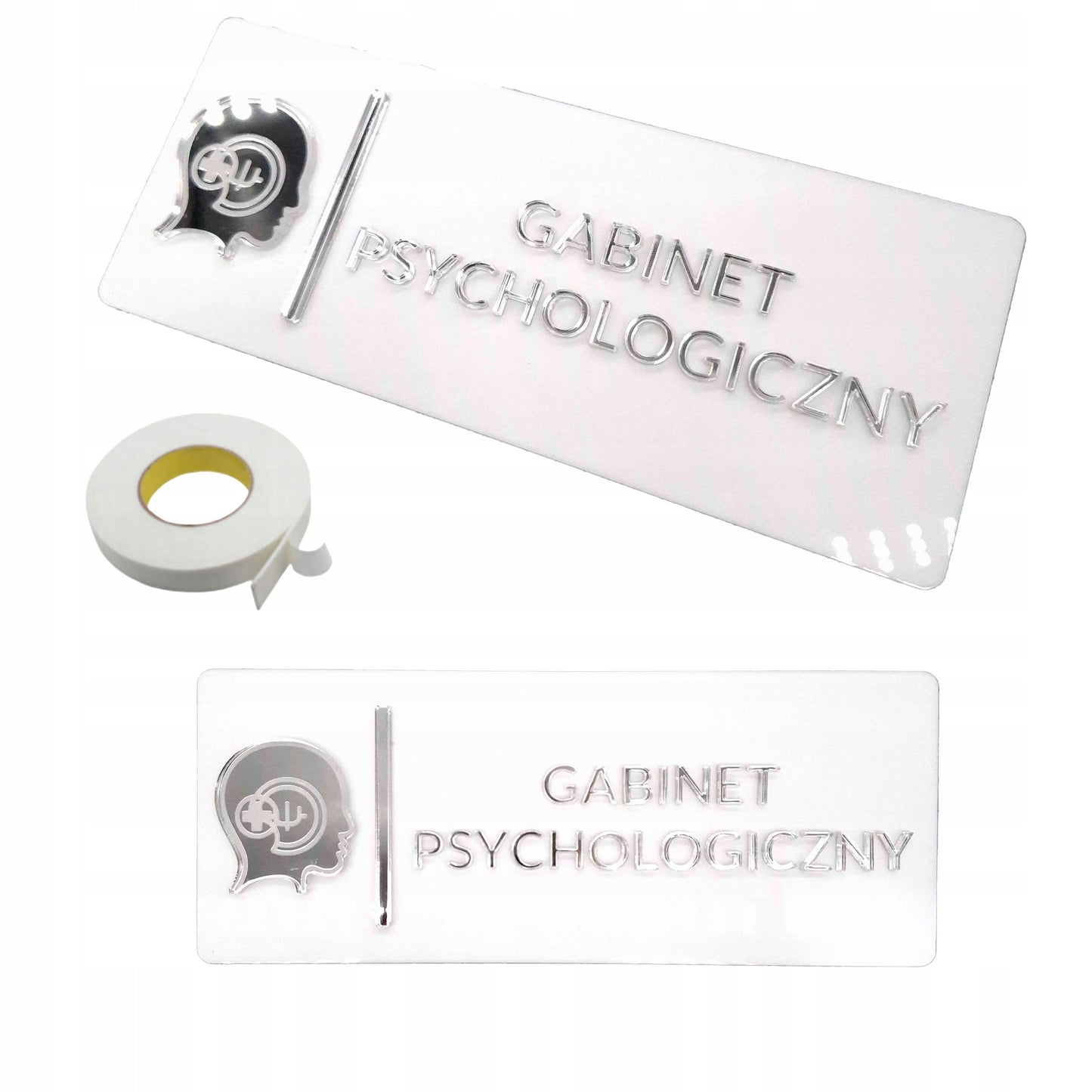 TABLICZKA GABINET PSYCHOLOGICZNY NA DRZWI INFORMACYJNA DO KLINIK PORADNI 3D