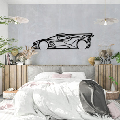 SAMOCHÓD Bugatti Bollide OBRAZ tryptyk SUPERSAMOCHÓD WYŚCIGOWY PANEL 63cm
