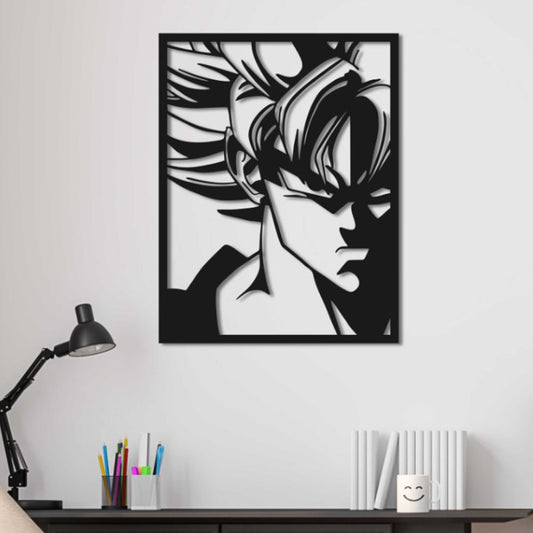 OBRAZ AŻUROWY DRAGON BALL SON GOKU 39CM SOLIDNA DEKORACJA ŚCIENNA ANIME