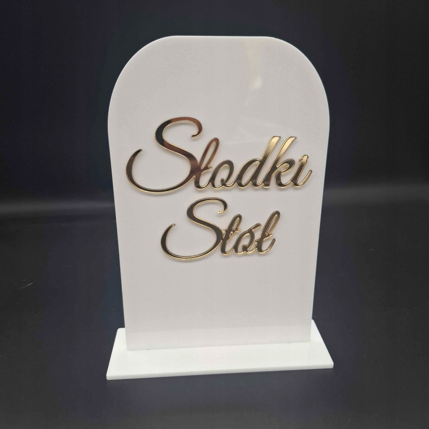 TABLICZKA SŁODKI STÓŁ NA ŚLUB WESELE BABYSHOWER UROCZYSTOŚĆ RÓŻNE KOLORY