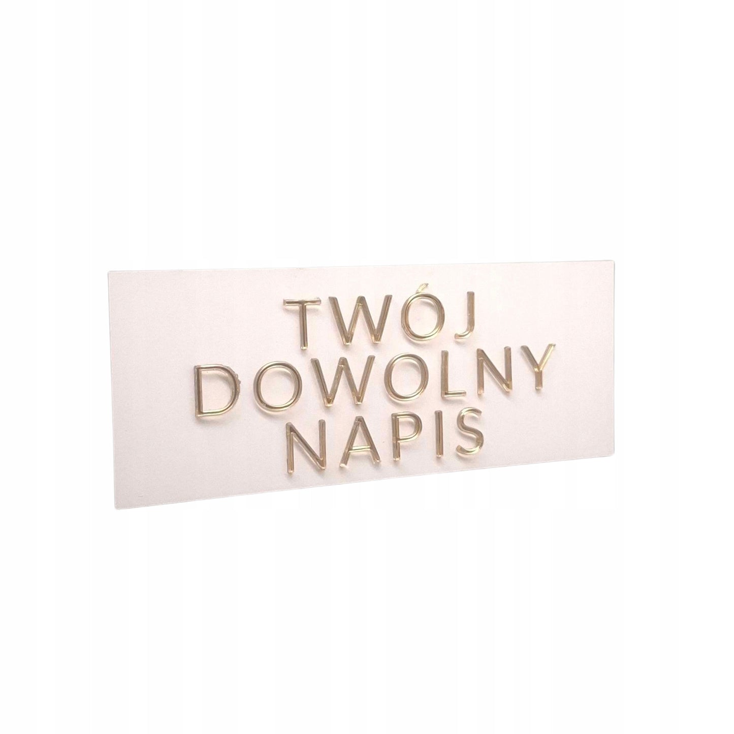 PERSONALIZOWANA TABLICZKA NA DRZWI TWÓJ DOWOLNY NAPIS DO FIRMY GABINETU
