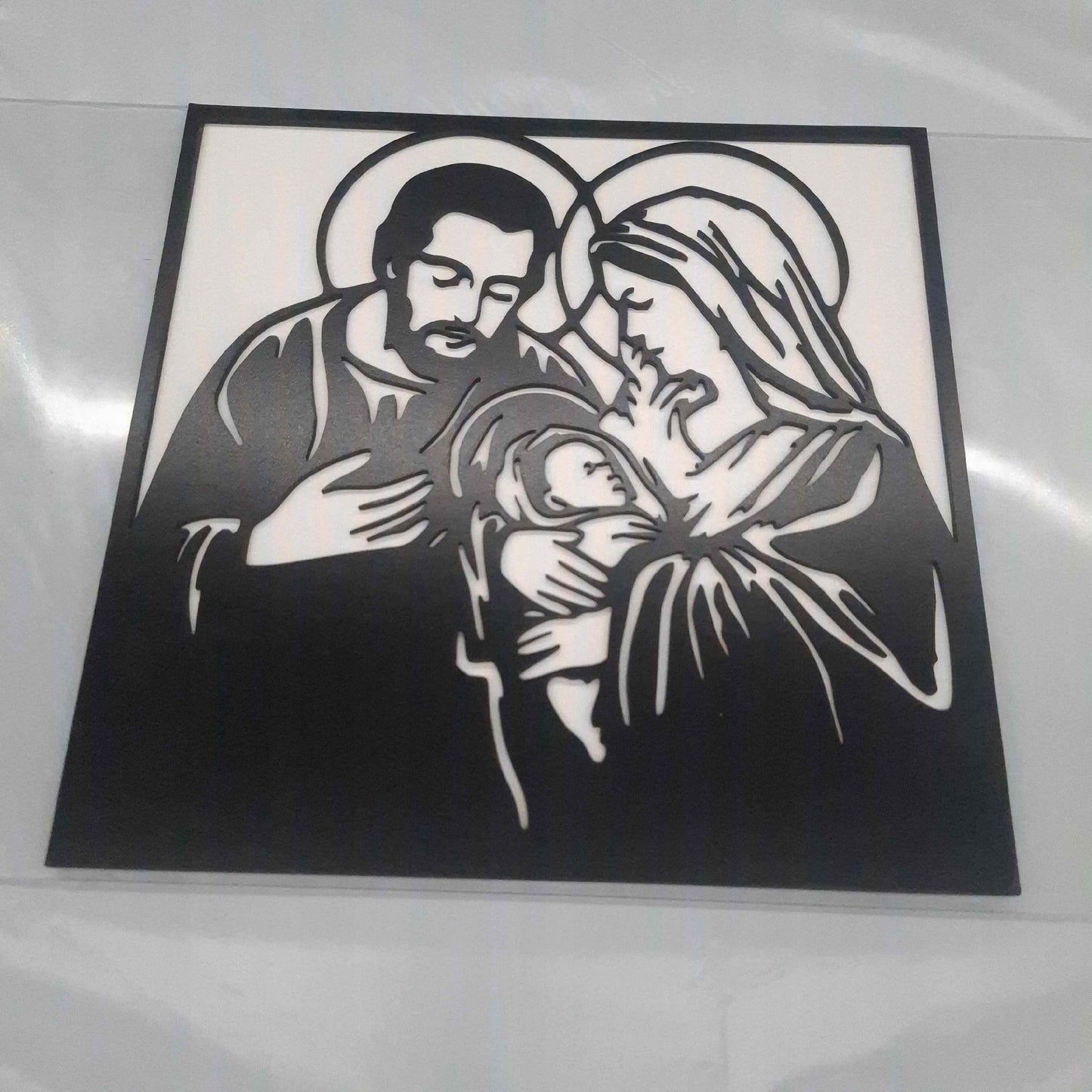 OBRAZ RODZINA BOŻA JEZUS MARIA DEWOCJONALIA NA ŚCIANĘ DO SALONU NA ŚWIĘTA