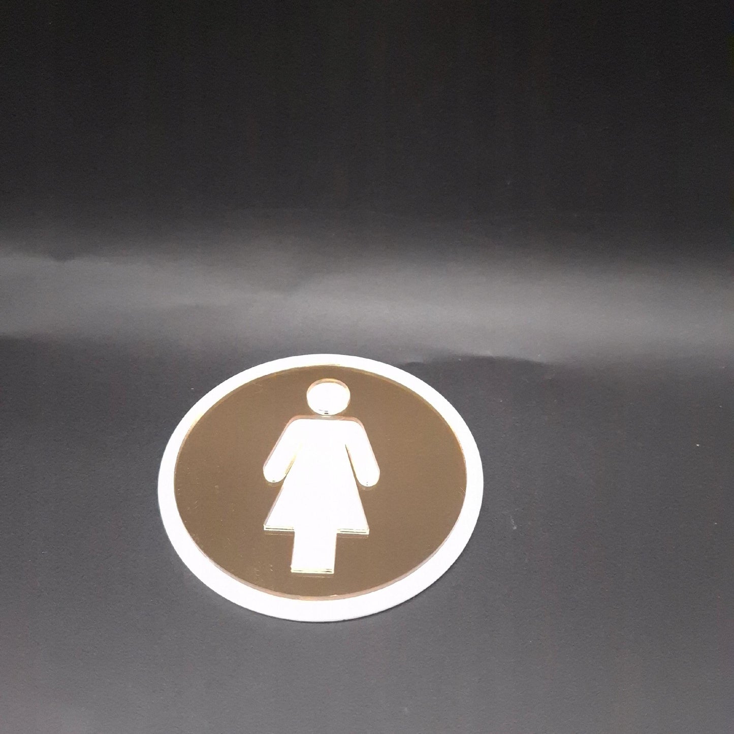 TOALETA OZNACZENIE WC ZNAK SYMBOL MĘSKI DAMSKI ZNACZEK SAMOPRZYLEPNA 9x9 cm