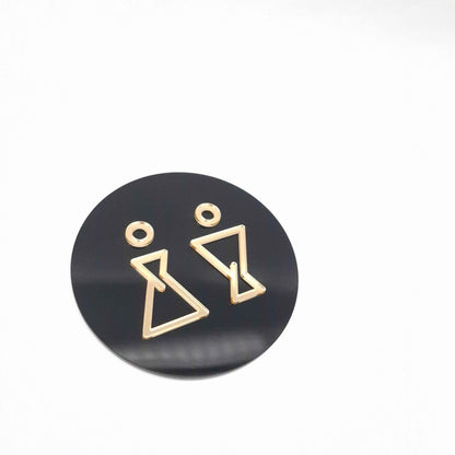 TABLICZKA NA DRZWI TOALETA WC ZNAK SYMBOL MĘSKI DAMSKI PIKTORGRAM 9 x 9 cm