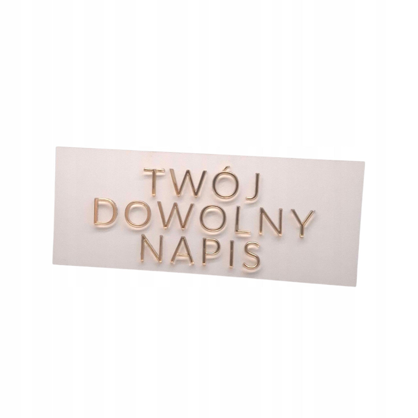 PERSONALIZOWANA TABLICZKA NA DRZWI TWÓJ DOWOLNY NAPIS DO FIRMY GABINETU