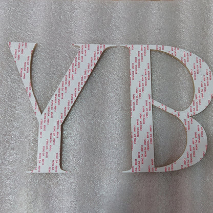 LITERY TABLICA LOGO SZYLD FIRMOWY 3D ZLOTE SREBRNE GLAMOUR REKLAMA NAPIS