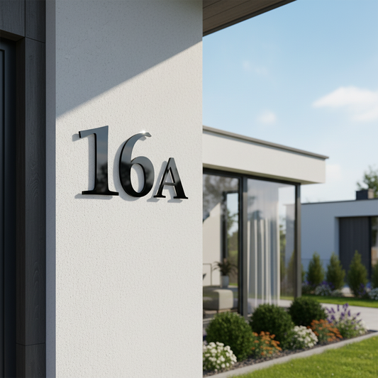 NUMER DOMU NUMER NA DOM CYFRY NA DOM TABLICA NA DOM ADRES 3D PREMIUM 30CM