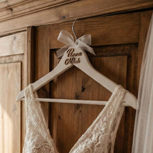 WIESZAKI ŚLUBNE ZŁOTE LUSTRO NAPISY PANNA MŁODA